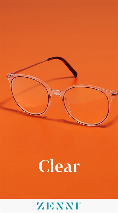 Clear Round Glasses 7818623 Zenni Optical Eyeglasses Clear Eyeglass Frames Clear Round