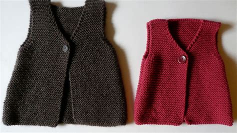 Je vous propose de réaliser un petit gilet en taille 2 ans. Modele tricot gratuit enfant - Lafermemaillard