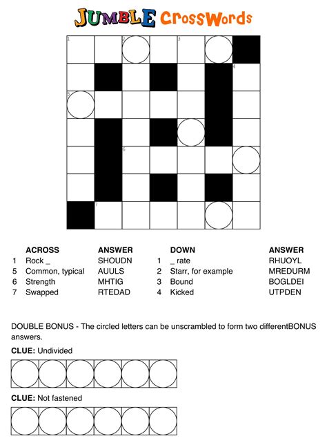 10 Best Daily Jumble Word Puzzle Printable - printablee.com