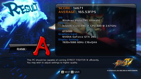 Street Fighter Iv Pc Benchmark Playstation Universe