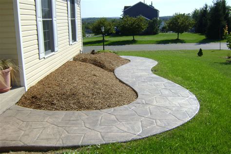10 Best Stamped Concrete Walkways Ideas For Your Home Stamped
