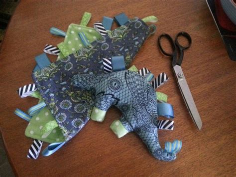 Baby Taggie Blankie And Dinosaur Own Pattern Tula Pink Moonshine And