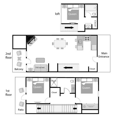 Premier Two Bedroom With Loft Condo 3q Hidden Ridge Resort
