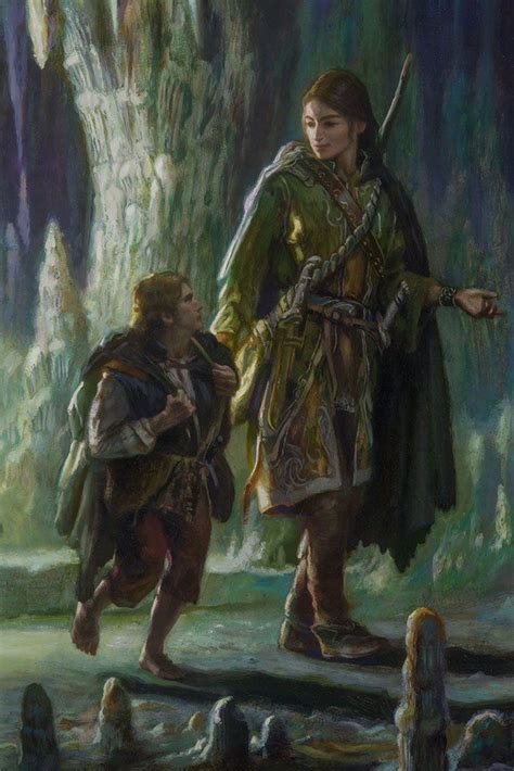 Legolas Frodo By Donato Giancola Lotr Art Middle Earth Art Tolkien Art