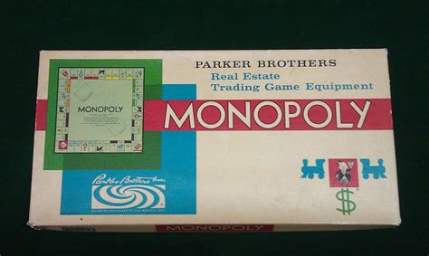 Vintage Classic 1961 Monopoly Board Game By Parker Brothers 4000