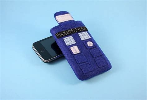 Doctor Who Tardis Iphone 3g Or 4 Cell Phone By Bowlerhatbudgie 1750