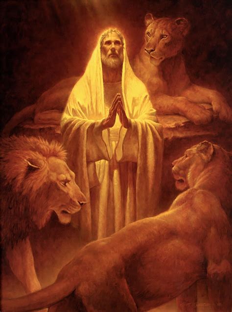 Daniel In The Lions Den By Scott Gustafson Bible Art Biblical Art