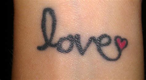 My Love Wrist Tattoo Love Wrist Tattoo Tattoos And Piercings Print