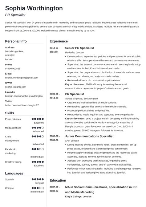 18 Simple And Basic Cv Templates With Easy To Use Layout