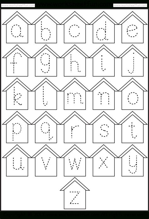 Small Letter Alphabets Tracing And Writing Worksheets Small Alphabet