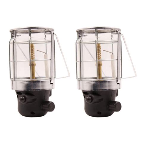 2pcs Outdoor Gas Lantern Lamp Propane Light With Net For Camping Hiking