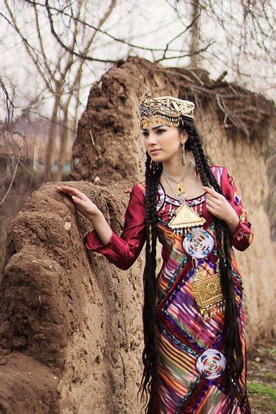 Tajik Woman In Traditional Attire Tajikistan Photos By Nani Traditional Dresses National