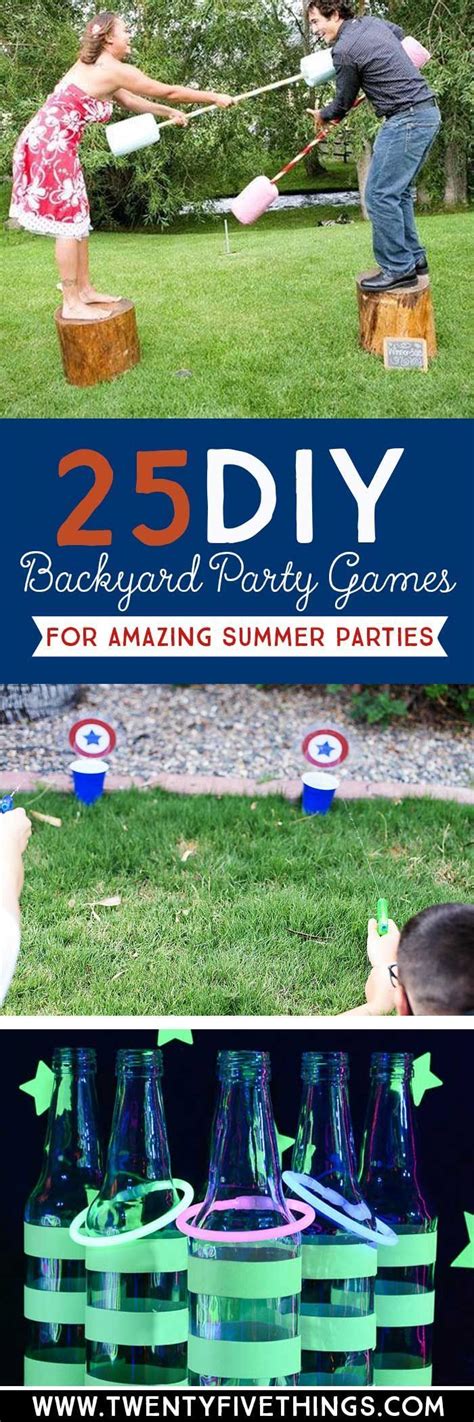 The 25 Diy Backyard Party Games For Amazing Summer Parties