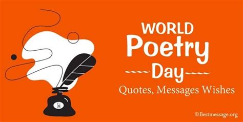 Happy Poetry Day Quotes Messages Poetry Messages Wishes Messages