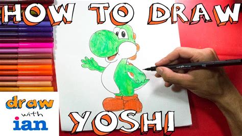 How To Draw Yoshi From Mario