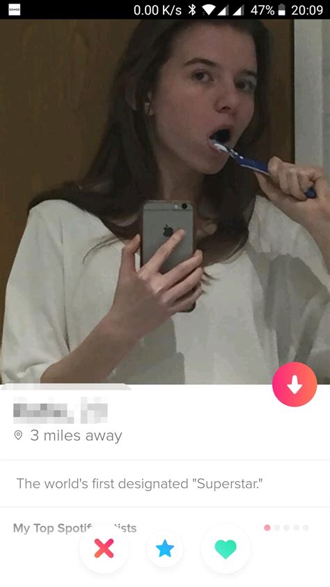 Are Brushing Your Teeth Selfies In Vogue Now R Tinder