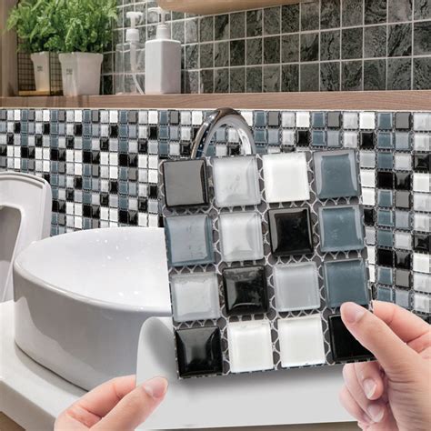 Buy 30 Sheet Peel And Stick Tile Backsplash For Kitchen Wall Self