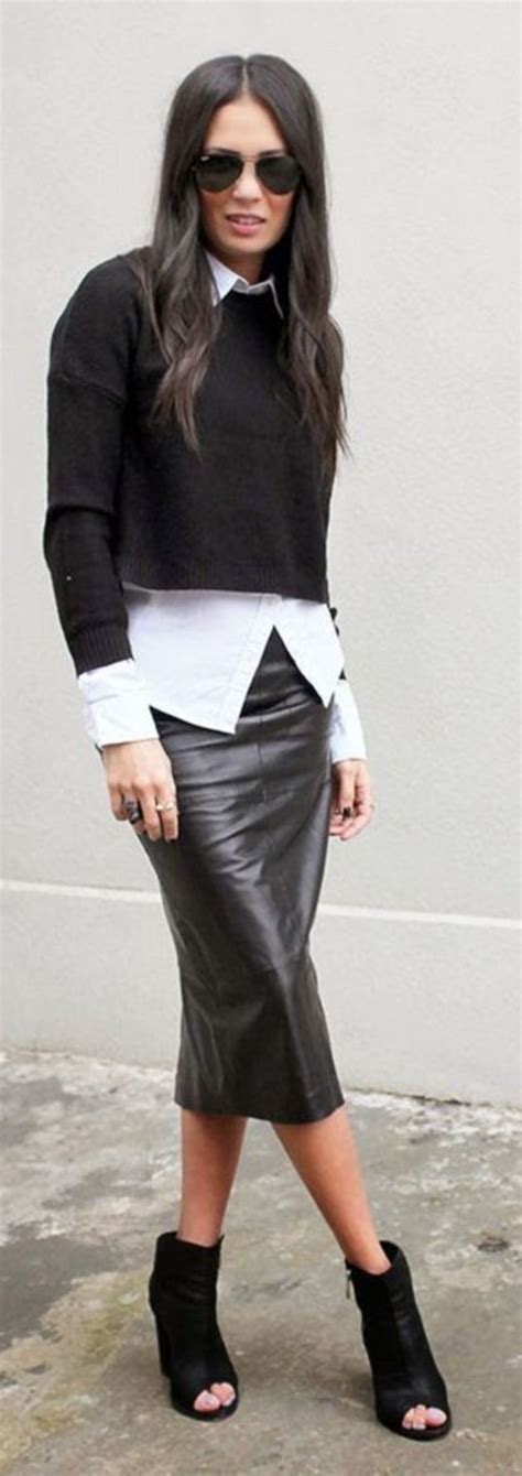 40 Spectacular Winter Pencil Skirt Outfits Ideas To Try Right Now
