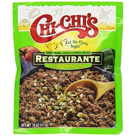 Chi Chi S Fiesta Restaurante Seasoning Mix 0 78 Oz Pack Of 3