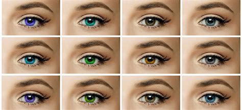 Pair Colored Contact Lenses For Eyesnatural Eye Contacts With Color