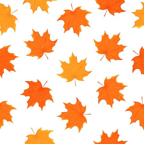 Premium Vector Vector Illustration Of The Pattern Of Autumn Leaves