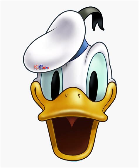 Donald Duck Head Vector Png Donald Duck Face Cartoon Free