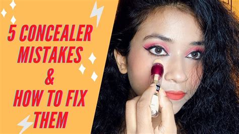 Concealer Mistakes And How To Fix Them Common Mistakes Youtube