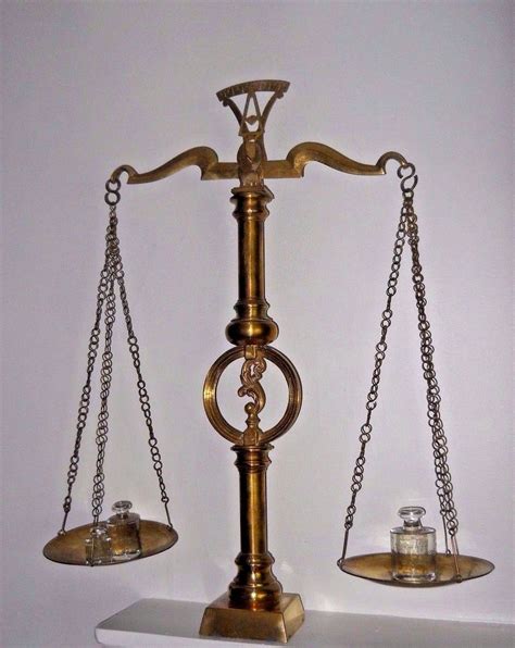 Large Scales Of Justice Vintage Brass Scales Of Justice With Eagle