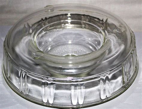 Vintage Bakeware Queen Anne Glasbake Jello Mold Glass Bundt Cake Pan