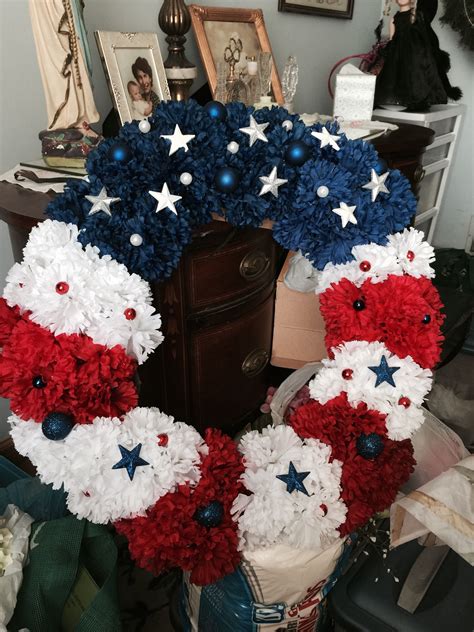 Martha Stewart 4th Of July Wreath Wreaths Live Home Decor