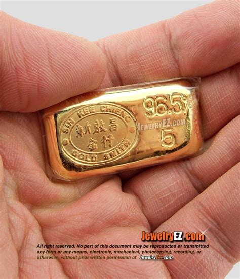 ทองคำแท่งยี่ห้อ ซินคี่เชียง น้ำหนัก 76.20กรัม (5บาท) - Engnamheng
