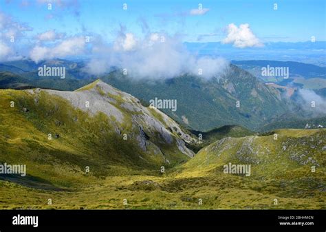 Beautiful Mountain Landscape Mount Arthur Range Kahurangi National