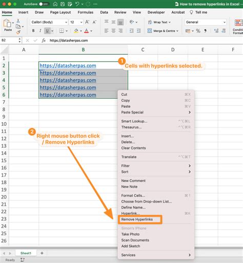 How To Remove A Hyperlink In Excel Datasherpas Quick Tip