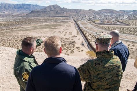 Shanahan Dunford Visit Us Mexico Border Joint Chiefs Of Staff