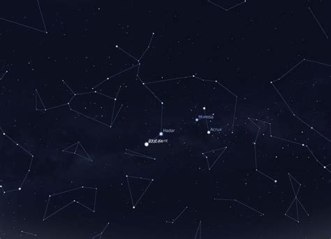 Constelação muito fácil de se localizar por, apesar de ser a mais pequena de todas as constelações oficiais, apresentar um formato bastante óbvio, desenhado por estrelas brilhantes, o cruzeiro do sul é reconhecido no céu desde há muitos séculos atrás por várias. Clube Pioneiros da Caatinga: Curiosidades - Estrela Alfa