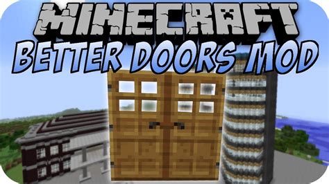 How to adjust an aluminum screen door. Minecraft BETTER DOORS MOD Deutsch - YouTube