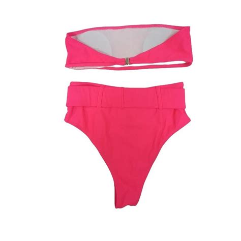 Shein Womens Pink Bikinis And Tankini Sets Depop