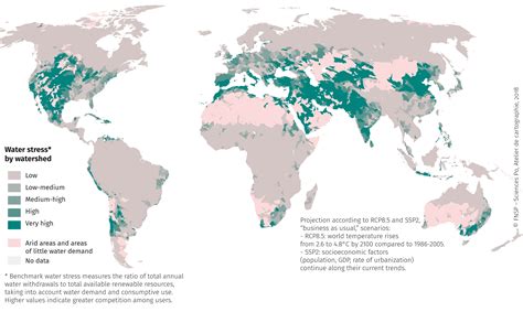 Projected Water Stress In 2040 World Atlas Of Global Issues