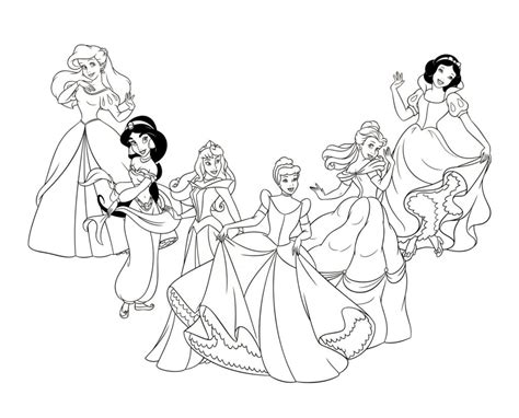 Princesas Disney Para Colorear Bebeazultop