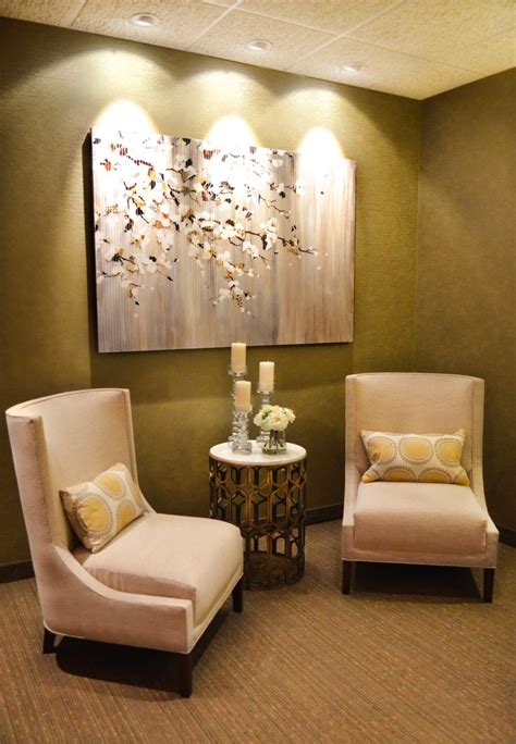 Massage Waiting Room At Life Time Fitness Beckys Custom Interiors Waiting Room Decor