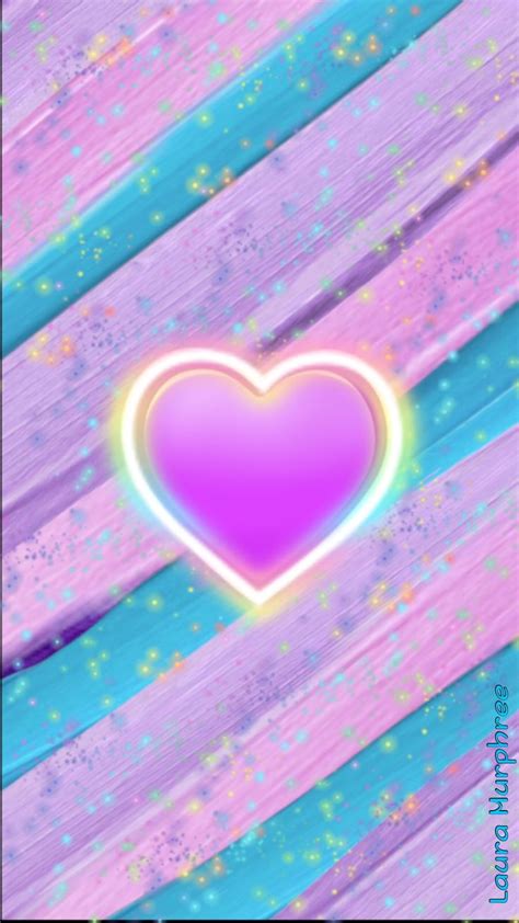 Glitter Heart Phone Wallpaper Sparkle Background Bling Shimmer Sparkles