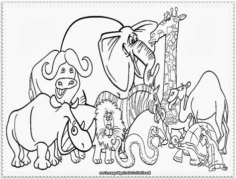 Baby Zoo Animal Coloring Pages At Free