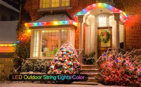 Palawell Outdoor String Lights Multicolor 25ft 25 Led Vintage Edison
