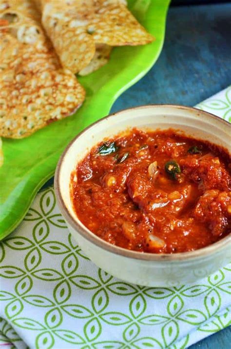 This recipe of tomato chutney is one of my favorites. Tomato Chutney Recipe | How To Make Tomato Chutney For ...