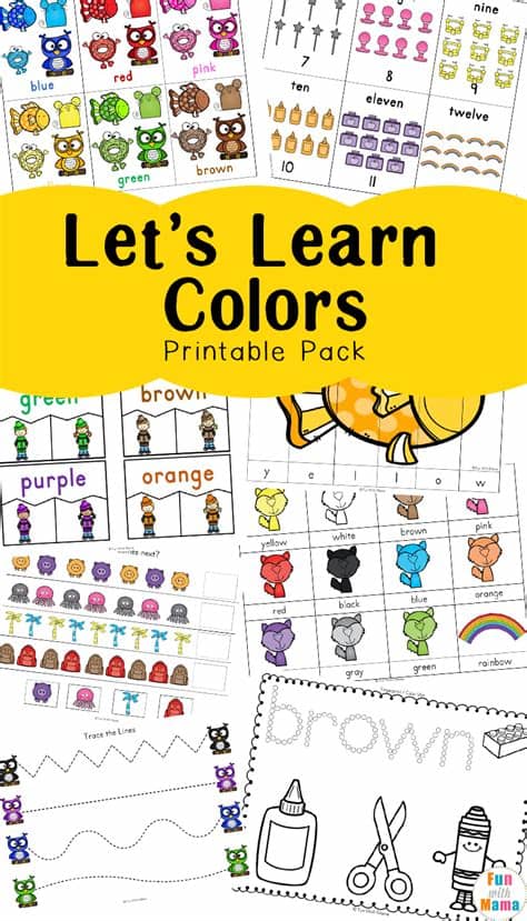 Learning Colors With Fun Color Themed Printable Worksheets ...