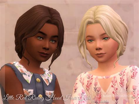 Sims 4 Little Red Riding Hood Hair Child By Dissia Micat Game