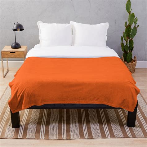 Bright Orange Throw Blanket For Sale By Imaginekaye Redbubble