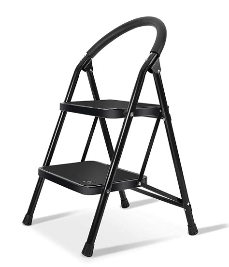 The 10 Best 2 Step Thin Folding Step Ladder Black Home Gadgets