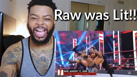 Wwe Top 10 Raw Moments Aug 17 2020 Reaction Youtube