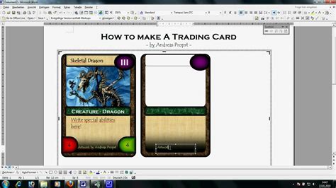 Trading cards can be made to show off your custom designs. Trading Card Template Word | Template Business